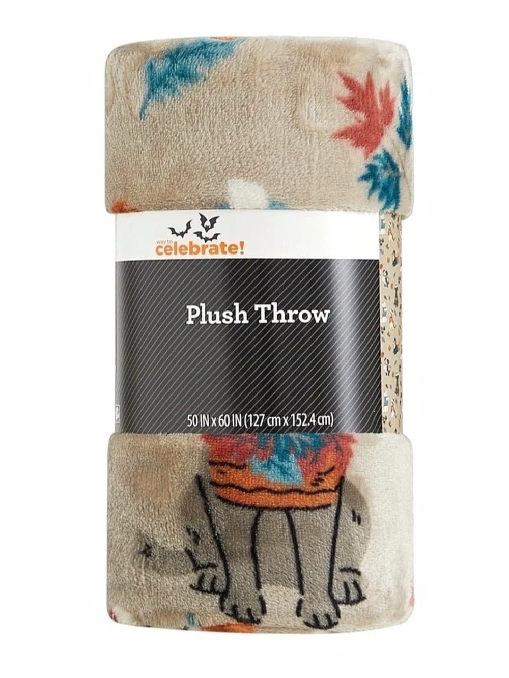 🔥 $12 Celebrate It Plush Couch Throw Blanket in Fall Dogs 🍂🍁